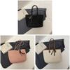 Tote Bag Female Large Capacity Pu Tote Bag With Zipper Closure For Daily Use