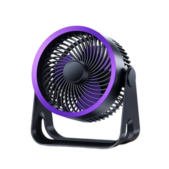 Wall-Mounted Desktop Fan with 5 Speeds Low Noise Electric Fan
