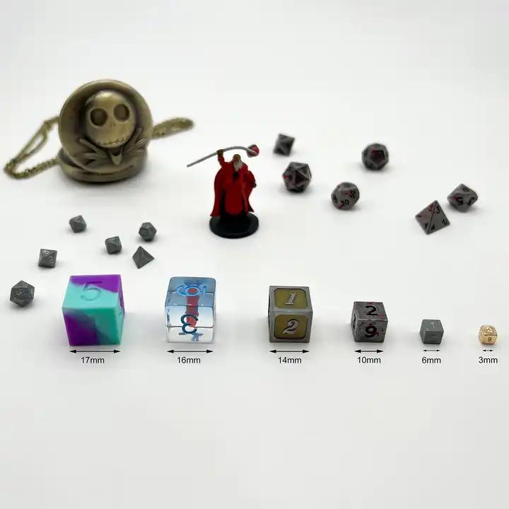 Despicable Me Rpg Dice Tiny Set of 7 Metal Dice