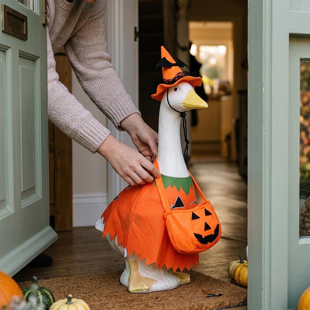 Porch Goose Outfit Soft Festivals Clothes for Garden Lawn Father's Day