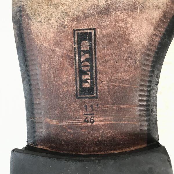 Vintage LLOYD Leder U-Tip Schuhe [11/46/29.0-29.5/Schwarz] Deutschland(GEBRAUCHT)