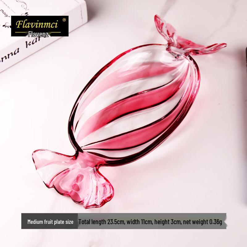 Флавинмси Европейское хрустальное стекло Тарелка для фруктов и закусок