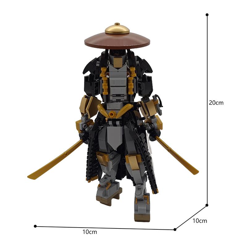 Buildmoc Ideas MOC-107112 Mecha Warrior Mech Robot Suit Figures 341PCS Model Building Blocks Toys For Children Toy Kids