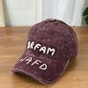 Fashion Hat Korean version hat female ins Korean version tide hole cap men spring and summer versatile letter embroidery baseball hat shade
