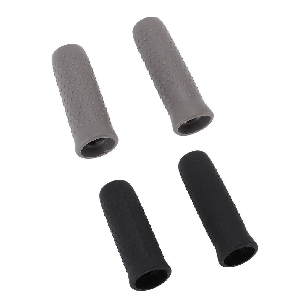 1 Pair Handlebar Grip Convex Particle Design Non Slip Comfortable Electric Scooter Handlebar Grip Re