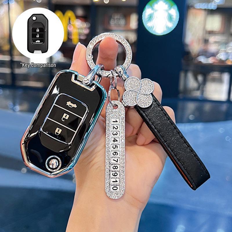 Compatible BTXRV Key Case for CRV, Accord, Civic, Binzhi, and Spirior - High-Grade Protective Shell.