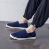 Sommer neue Fischer Schuhe Herren fliegendes gewebtes Mesh atmungsaktive alte Peking Stoffschuhe ein Pedal chinesischer Stil Freizeitschuhe