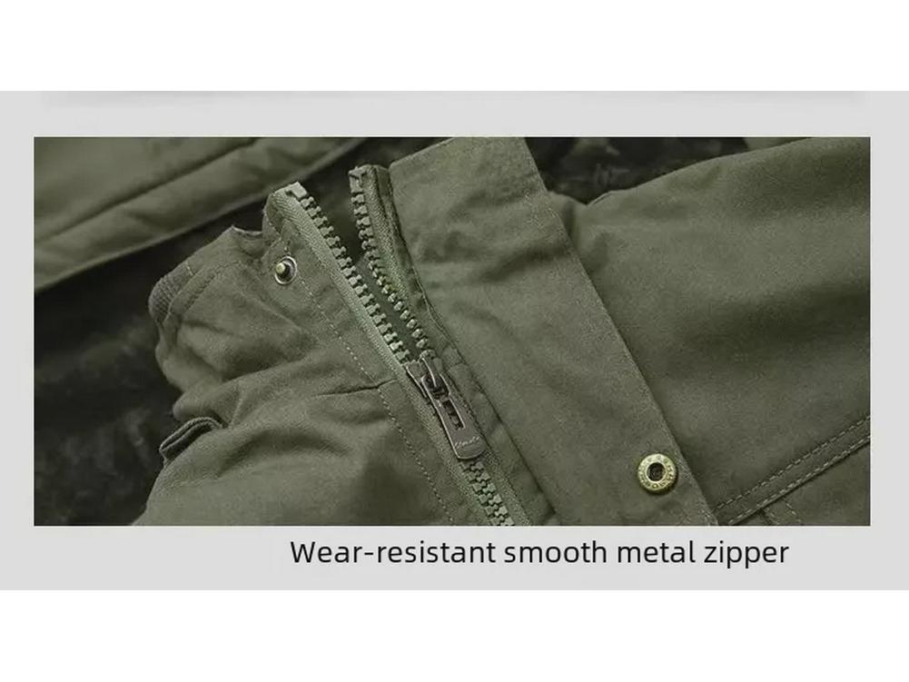 Camouflage Winter Cotton Jacket: Thickened, Velvet-Lined, Wear-Resistant for Cold Storage and Work
