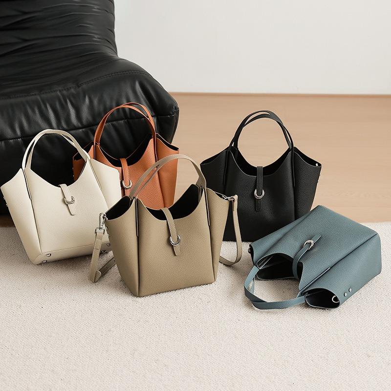 Cowhide bag women's genuine leather new leather women's bag tote bag women's large-capacity commuter handbag shoulder bag