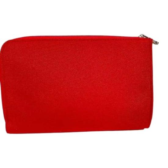 Dior Beauty Cute Makeup Cute Accessory Case Pouch, Pouch, Red, Slim, Makeup, Cosmetics, [Used]