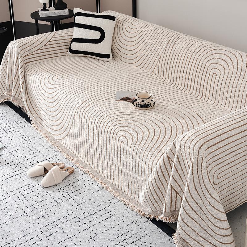 New Plush Sofa Cover Cloth French Advanced Autumn and Winter Sofa Cushion Cover All-Inclusive Sofa Towel