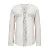 Autumn Women's Asymmetrical Shirt Jacket, Notched Lapel & Patch Pocket Design Casual Oversized Blouse for Daily Streetwear
