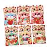 6pcs Blessing New Year Money Envelopes Chinese Style Red Packet Lucky Red Pockets  Spring Festival