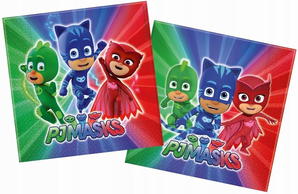 Paper Napkins "Pj Masks", 20 Pcs.