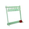 Creative Earring Display Stand, Earrings Storage Rack, 8 Mini Hangers Jewelry Organizer for Women