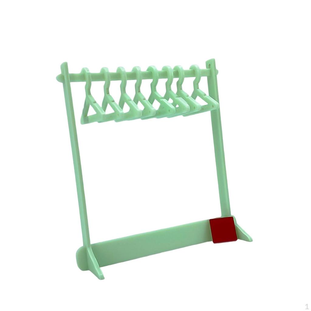 Creative Earring Display Stand, Earrings Storage Rack, 8 Mini Hangers Jewelry Organizer for Women