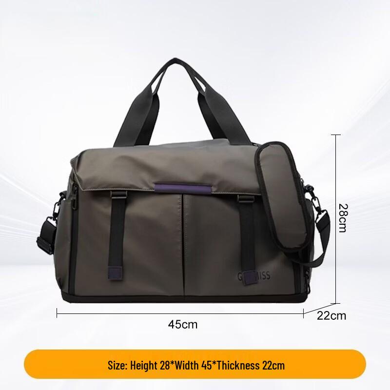 Lishen Fashion Travel Gym Bag with Wet/Dry Separation