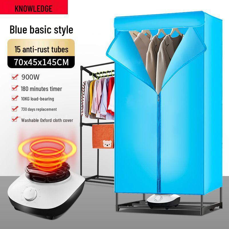 Compact Foldable Clothes Dryer with Sterilization for Dorms and Homes