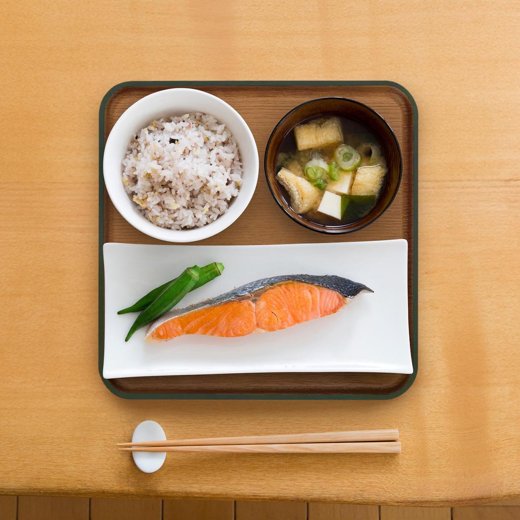 Showa Issoecco 24cm Square Clean Made In 4967850 Tray, Gray, Coat, Japan, Lightweight, Break-Resistant, Tableware,