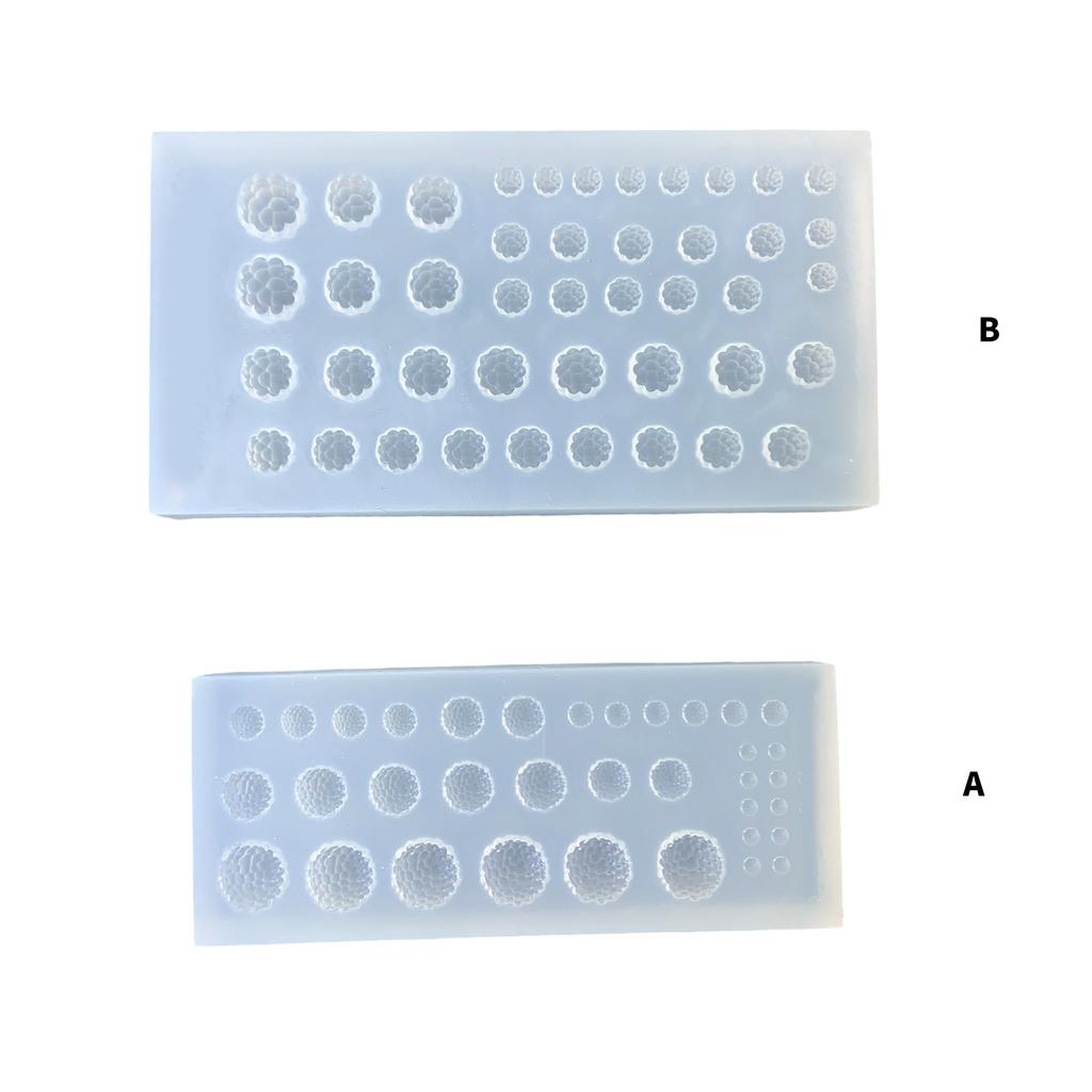 Raspberry Silicone Mold For Resin Crafts Jewelry Making Food Grade Mould Easy Release DIY Accessories Decoration