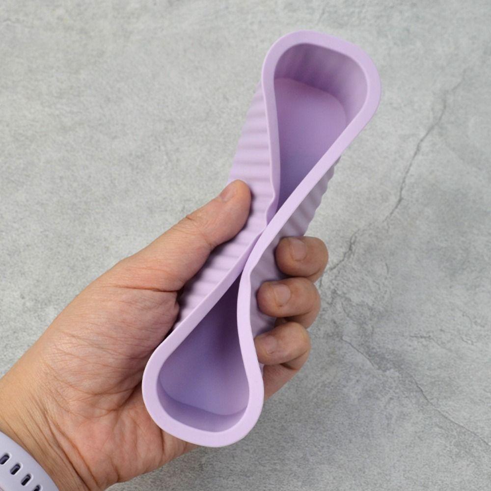 4Pcs DIY Air Fryer Silicone Bread Pans Non-Stick Toast Loaf Baking Tray Brownie Mould Bakery