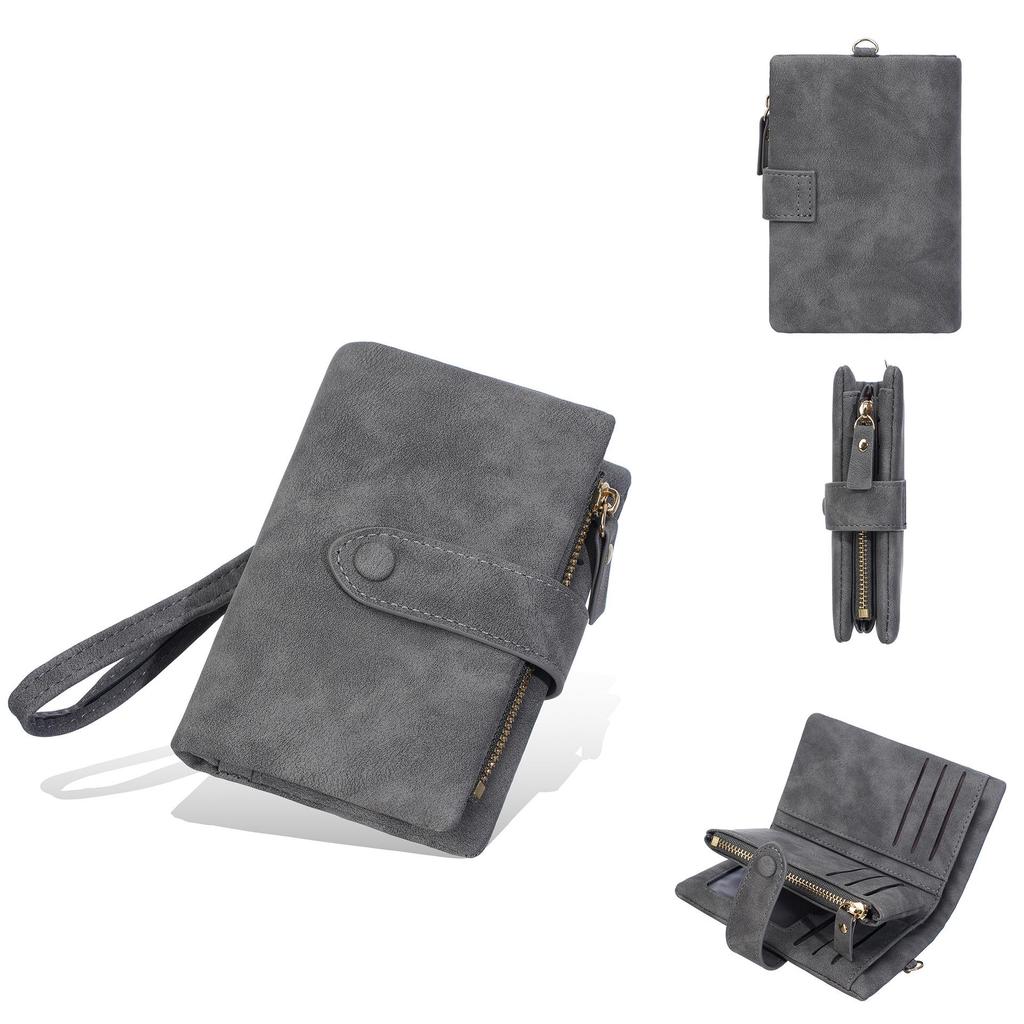 Elegant Women's Short Wallet - Multifunctional, High Capacity, Fashionable with Multiple Card Slots & Coin Pocket