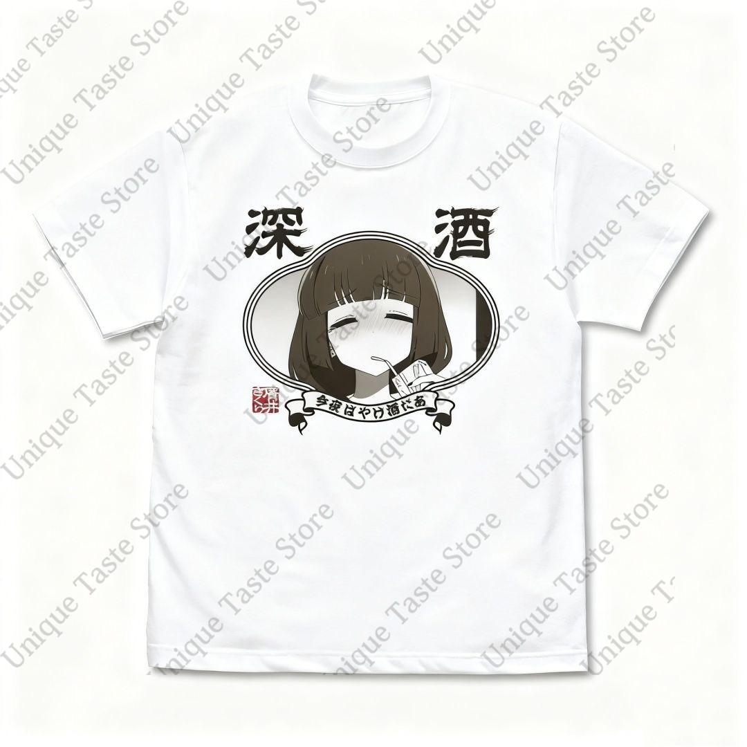 

Anime BOCCHI THE ROCK T Shirt Kururi Hiroi Cute Cartoon Print Tshirt Harajuku Fashion High Quality Cotton Short Sleeve Tee Top S