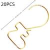 12/20Pcs/Set Party Supplies Christmas Decoration Hanger Hooks Xmas Tree Hook S Shaped Metal Hook