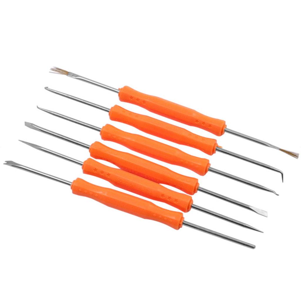 6Pcs Electronic Heat Assist Repair Tool Double Sided Soldering Aid Repair Tools Welding Assist Disassemble Tool
