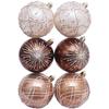 Christmas Ornaments Hand Painted Balls Seasonal Handling Resistance