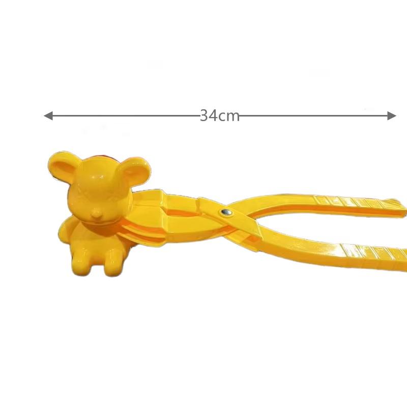 Outdoors Snowball Clip Multi Shape Cartoon Snow Grasping Clamps Tool Grabber Throw Snow Ball Sports Toys Kids Winter Gift