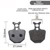 Multi-style Bike Brake Pads Pair Universal Riding Accessories  for MTB Mountain Bicycle