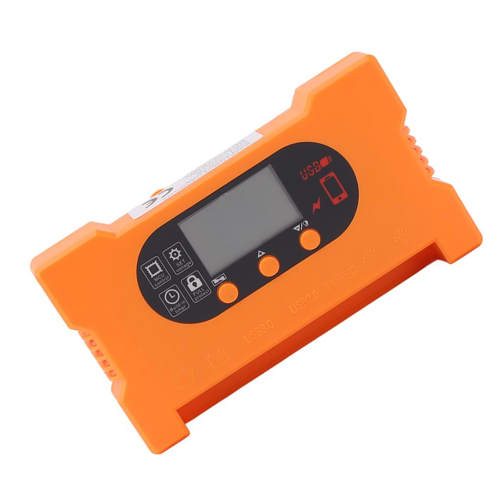 Solar Charge Controller Type C Fast Charge Drive Control Short Circuit Protection Automatic Battery Recognition Solar