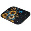 Sunflower with Butterfly Universal Car Floor Mats Set,4 Pack  All Weather Car Floor Carpets Protector Rugs for Women Driver Gift