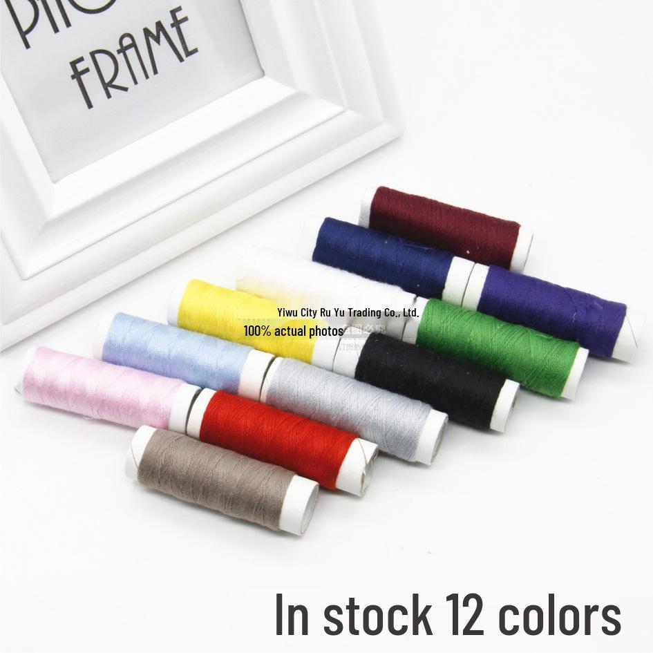 Colorful Household Hand Sewing Thread - 10m Polyester Spools Available In Stock