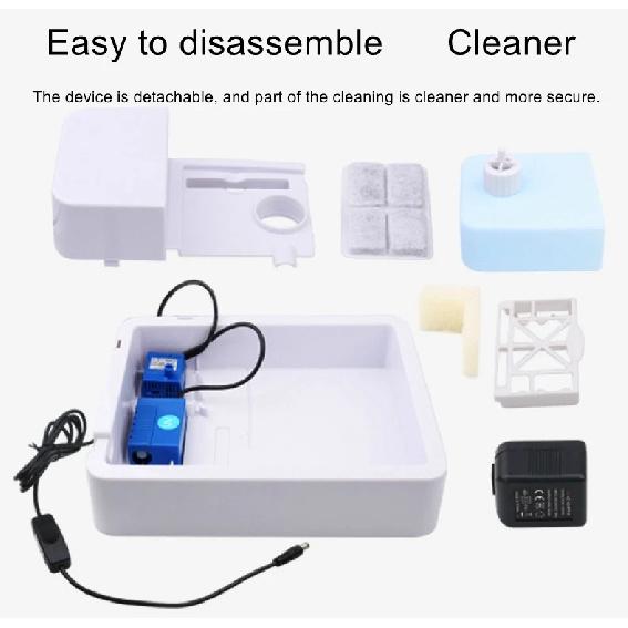 Pet Smart Drinking Fountain Pet Feeding Automatic Circulation Filtering Feeder with UV Sterilization Function