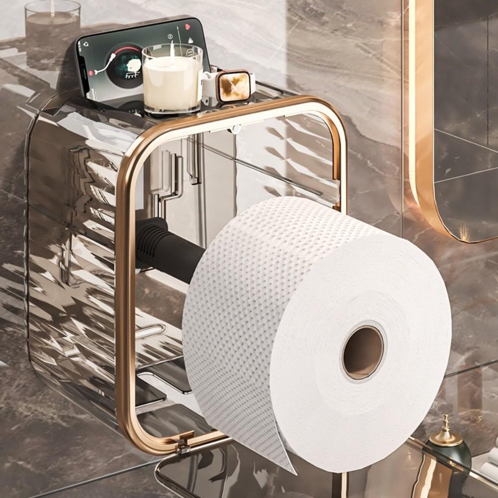 Magnetic 3 in1 Toilet Tissue Box Waterproof Toilet Paper Roll Holder  Kitchen