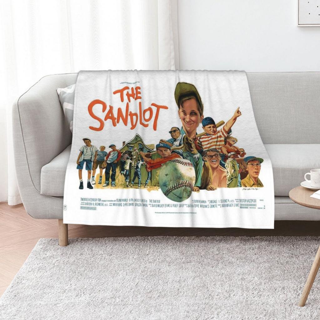 Die Sandlot Film Poster Überwurfdecke Dünne Weiche Decke für Sommernacht Schlafen