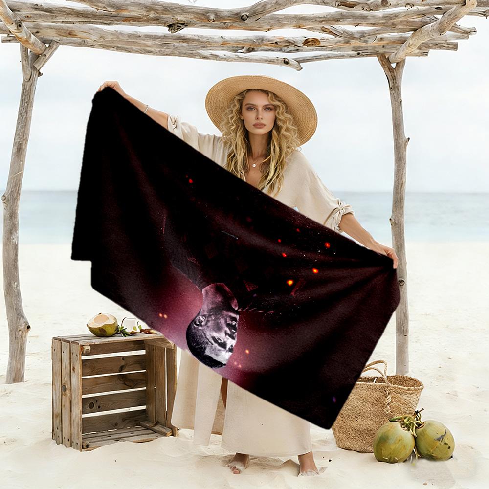 Ronaldo's Legacy Beach Towel Quick-Dry Soft Microfiber Comfortable Lightweight