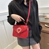 Stylish Pu Chain Shoulder Bag For Women Chic Vintage Small Square Crossbody Purse
