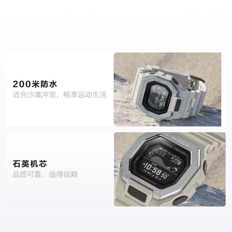 

CASIO Quartz for men and women, black dial GBX-100-8PR чорний