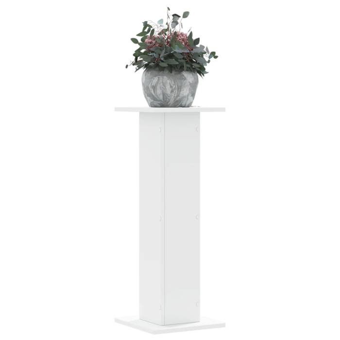 VidaXL Plant Stands 2 Pcs White 30x30x80 Cm Engineered Wood 3307864