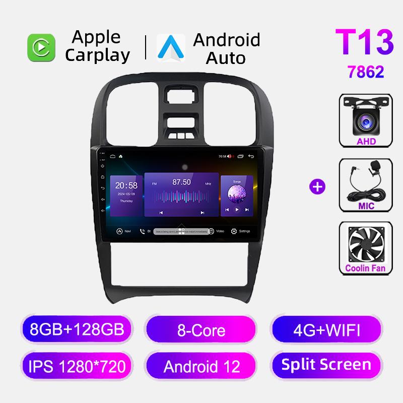 IPS Auto Stereo For Hyundai Sonata 2003-2009 Car Radio Wireless Carplay Navigation GPS 4G WIFI Android Multimedia Video Player