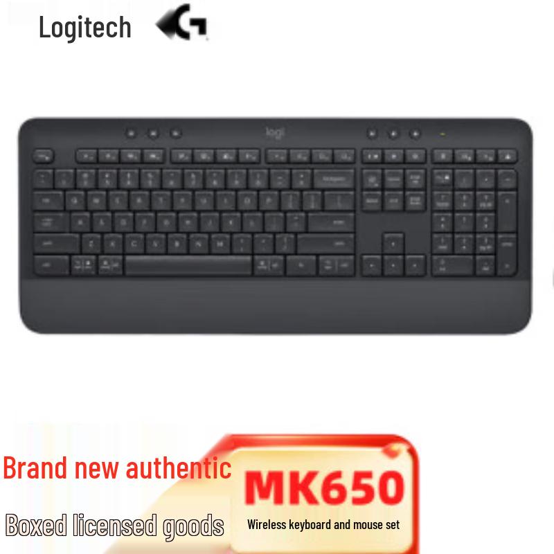 

Logitech K650 Wireless Dual-Mode Keyboard with Palm Rest