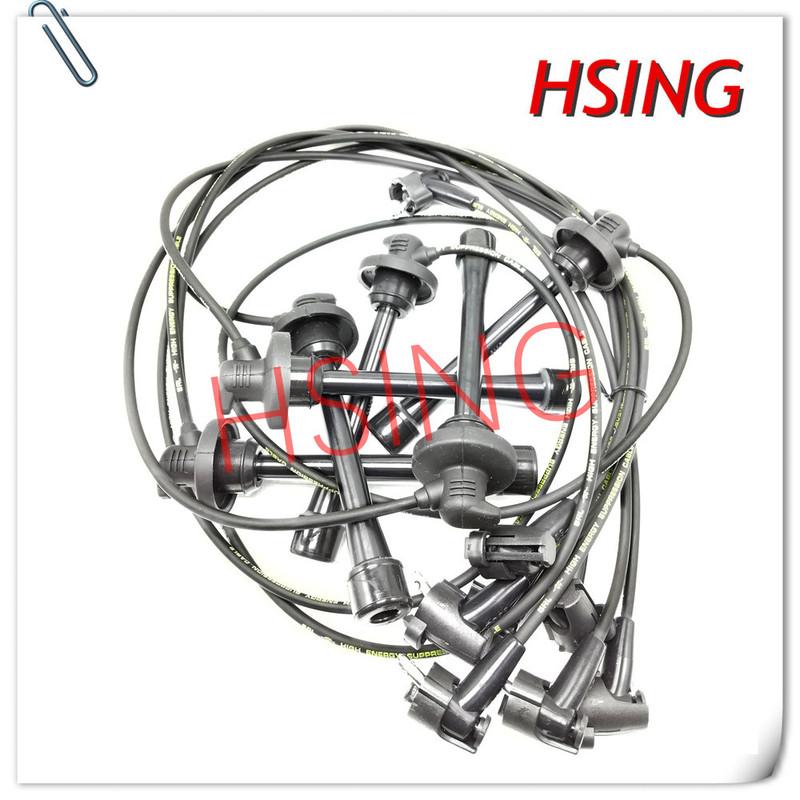 Ignition Cable Spark Plug Wire Set Fits For Toyota Land Cruiser Lexus LX450 FZJ80 1FZFE ***Part No# 90919-21546 90919-21557