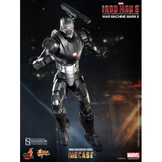 Movie Masterpiece DIECAST Iron Man 3 War Machine Mark II Scale Painted Movable Figure 1/6 Die-Cast