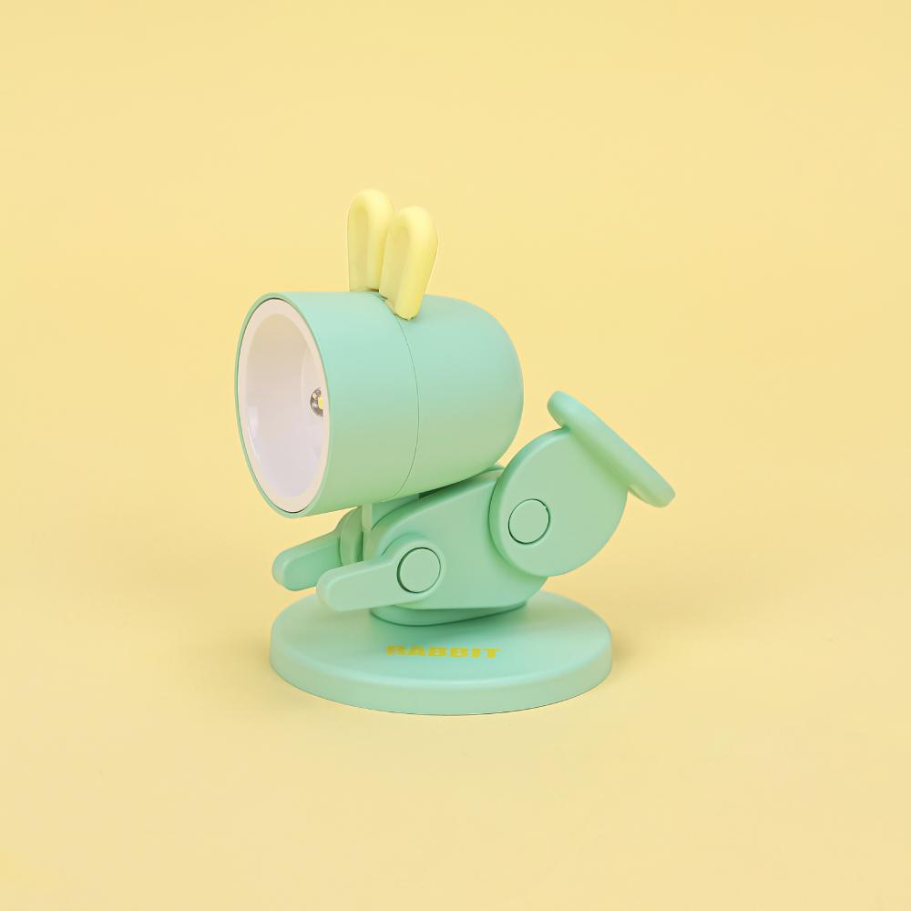 Creative Mini Led Desk Lamp Cartoon Folding Table Lamp Kids Room Bedroom Reading Book Light DIY Desktop Ornament Holiday Gifts