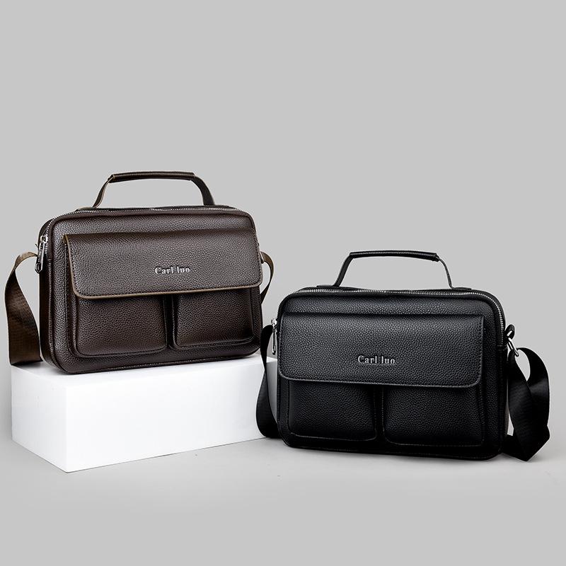 Sac Messager Bandoulière Business Rétro pour Homme avec Grande Capacité