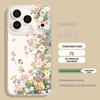 Floral Phone Case with Lanyard for iPhone 11-17/14-16 Pro Max