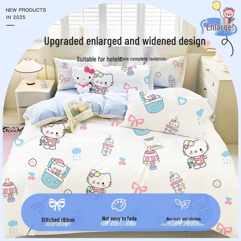Hello Kitty Disposable Travel Bedding & Sleeping Bag Sets